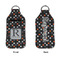 Gray Dots Sanitizer Holder Keychain - Large APPROVAL (Flat)