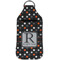 Gray Dots Sanitizer Holder Keychain - Large (Front)