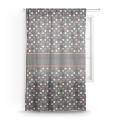 Gray Dots Sheer Curtain - 50"x84"