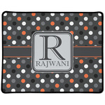 Gray Dots Large Gaming Mouse Pad - 12.5" x 10" (Personalized)