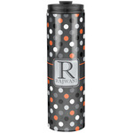 Gray Dots Stainless Steel Skinny Tumbler - 20 oz (Personalized)