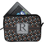 Gray Dots Tablet Case / Sleeve - Small (Personalized)