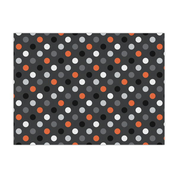 Custom Gray Dots Large Tissue Papers Sheets - Heavyweight