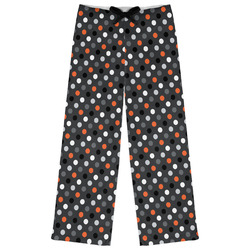 Gray Dots Womens Pajama Pants - 2XL