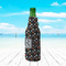 Gray Dots Zipper Bottle Cooler - LIFESTYLE