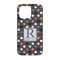 Gray Dots iPhone 13 Case - Back