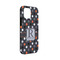 Gray Dots iPhone 13 Mini Tough Case - Angle