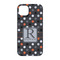 Gray Dots iPhone 14 Case - Back