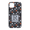 Gray Dots iPhone 14 Pro Case - Back