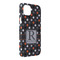 Gray Dots iPhone 14 Pro Max Case - Angle