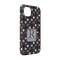 Gray Dots iPhone 14 Tough Case - Angle