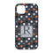 Gray Dots iPhone 14 Tough Case - Back