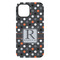 Gray Dots iPhone 15 Plus Tough Case - Back