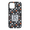 Gray Dots iPhone 15 Tough Case - Back