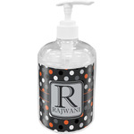 Gray Dots Acrylic Soap & Lotion Bottle (Personalized)