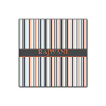 Gray Stripes Wood Print - 12x12 (Personalized)