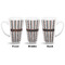 Gray Stripes 16 Oz Latte Mug - Approval