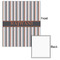 Gray Stripes 20x24 - Matte Poster - Front & Back