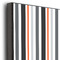 Gray Stripes 20x30 Wood Print - Closeup