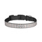 Gray Stripes Dog Collar - Small - Front