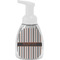 Gray Stripes Foam Soap Bottle - White