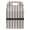 Gray Stripes Gable Favor Box - Front