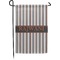 Gray Stripes Garden Flag & Garden Pole