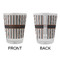 Gray Stripes Glass Shot Glass - Standard - APPROVAL