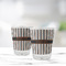 Gray Stripes Glass Shot Glass - Standard - LIFESTYLE