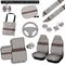 Gray Stripes Interior Car Accessories