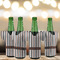 Gray Stripes Jersey Bottle Cooler - Set of 4 - LIFESTYLE