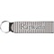 Grey Stripes Keychain Fob (Personalized)