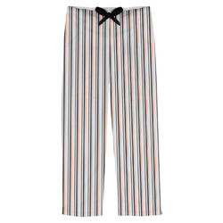 Gray Stripes Mens Pajama Pants - S