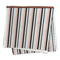 Gray Stripes Microfiber Dish Rag - FOLDED (square)