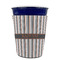 Gray Stripes Party Cup Sleeves - without bottom - FRONT (on cup)