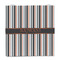 Gray Stripes Party Favor Gift Bag - Matte - Front