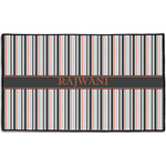 Gray Stripes Door Mat - 60"x36" (Personalized)