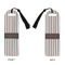 Gray Stripes Plastic Bookmarks - Approval