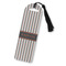 Gray Stripes Plastic Bookmarks - Front