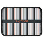 Gray Stripes Iron On Rectangle Patch w/ Name or Text