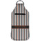 Gray Stripes Sanitizer Holder Keychain - Large (Front)