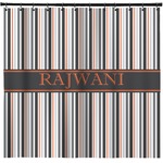 Gray Stripes Shower Curtain - Custom Size (Personalized)