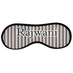 Gray Stripes Sleeping Eye Masks - Large (Personalized)