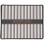 Gray Stripes Large Gaming Mouse Pad - 12.5" x 10" (Personalized)