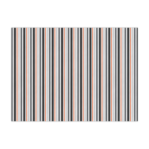 Custom Gray Stripes Large Tissue Papers Sheets - Heavyweight