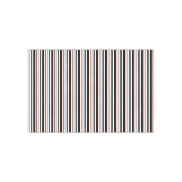 Custom Gray Stripes Small Tissue Papers Sheets - Heavyweight