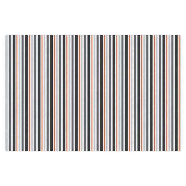 Custom Gray Stripes X-Large Tissue Papers Sheets - Heavyweight