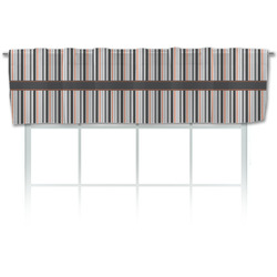 Gray Stripes Valance