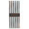 Gray Stripes Wine Gift Bag - Matte - Front