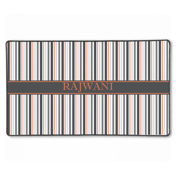 Custom Gray Stripes XXL Gaming Mouse Pad - 24" x 14" (Personalized)